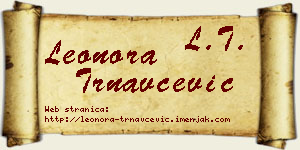 Leonora Trnavčević vizit kartica